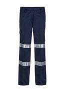 LADIES MID WEIGHT CARGO COTTON DRILL TROUSER WITH CSR REFLECTIVE TAPE WPL075