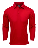 Mens Long Sleeve Botany Polo