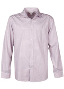 Mens Henley Long Sleeve White/Navy