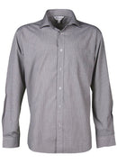 Mens Toorak Long Sleeve Black/White