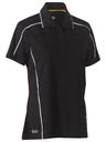 Women's Cool Mesh Polo with Reflective Piping BKL1425