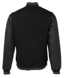 ART LEATHER BASEBALL JACKET 3BLJ