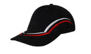 Brushed Heavy Cotton Cap with Curved Embroidery on Crown and Peak