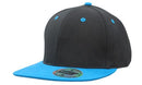 Premium Amercian Twill With Snap Back Pro Junior Styling 4137 Black/Cyan , Black/Bright Green Stock Clearance