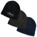 Cable Knit Beanie OSFA / Dark Grey