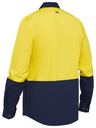 Two Tone Hi Vis Long Sleeve Shirt BS6442
