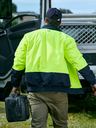 Two Tone Hi Vis Bomber Jacket BJ6730