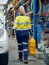 Women's Taped Hi Vis Cotton Drill Coverall BCL6066T