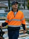 Taped Hi Vis 1/4 Zip Fleece Pullover  BK6989T