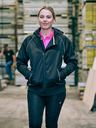 Women's Fleece Zip Front Hoodie with Sherpa Lining BKL6925