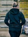Women's Fleece Zip Front Hoodie with Sherpa Lining BKL6925