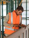 Taped Hi Vis Puffer Vest with X Back BV0379XT