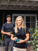 Women's Cool Mesh Polo with Reflective Piping BKL1425