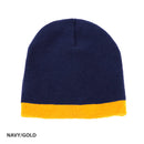 AH097 Acrylic Two Tone Beanie