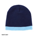 AH097 Acrylic Two Tone Beanie