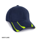 AH218 Striker Cap Navy/Lime Stock Clearance