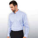 Barkers Hudson Check Shirt – Mens S / Sky Blue/White