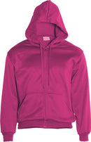 CJ1062 Unisex Adults Zip Through Fleece Hoodie