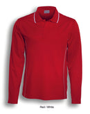 Stitch Feature Essentials-Kids Long Sleeve Polo CP0922