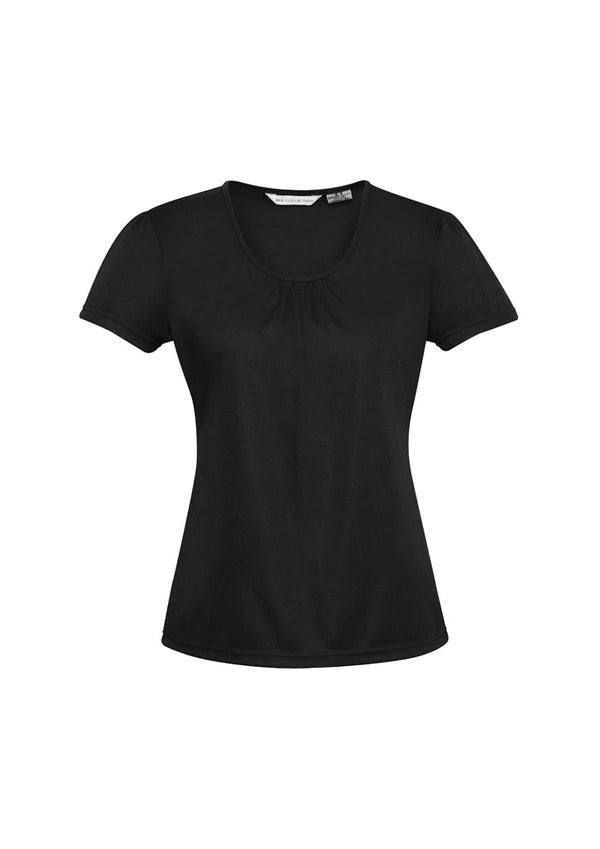Ladies Chic Top K315LS Black Stock Clearance