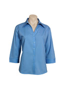 Ladies Metro 3/4 Sleeve Shirt  LB7300 Navy size 14 Stock Clearance