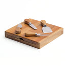 Clamshell Cheese Board Acacia Wood