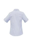 LADIES SIGNATURE SHORT SLEEVE SHIRT   S120LS Dark Blue Size 22 Stock Clearance