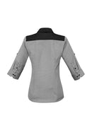 Ladies Havana 3/4 Sleeve Shirt S503LT Slate Size 12 Stock Clearance