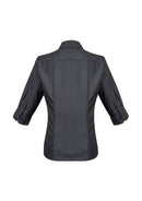 Ladies Hemingway 3/4 Sleeve Shirt S504LT Slaate Size 10 Stock Clearance