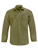LONG SLEEVE COTTON DRILL SHIRT WS3020