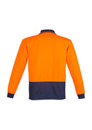 Unisex Hi Vis Basic Spliced Polo - Long Sleeve ZH232