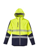 Unisex 2 in 1 Stretch Softshell Taped Jacket ZJ453