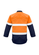 Mens FR Closed Front Hooped Taped Spliced Shirt ZW133