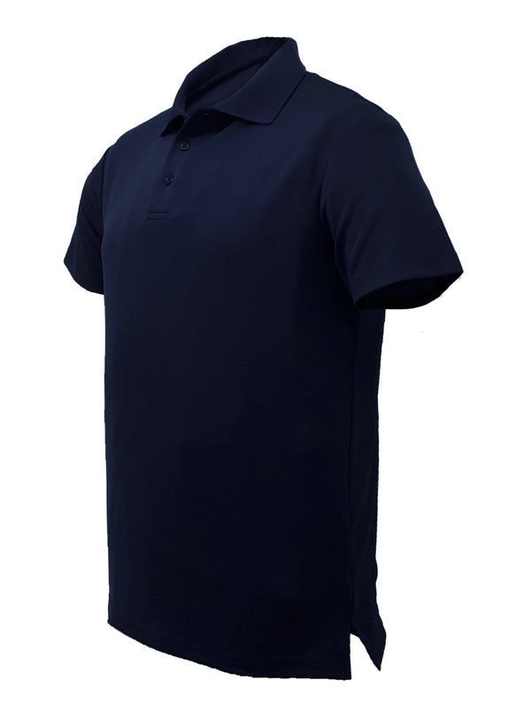 Plain Cotton Polo Navy Size Small Stock Clearance