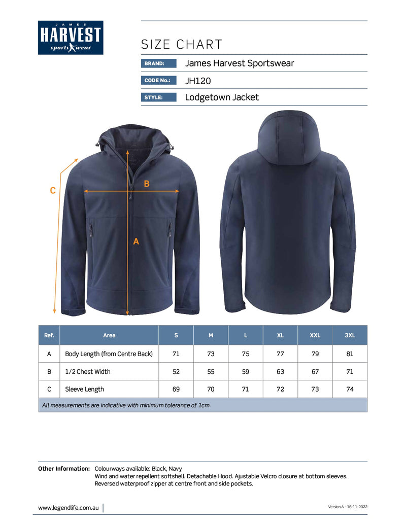 JH120 Lodgetown Men's Softshell