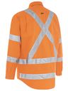 X Taped Biomotion Hi Vis Cool Lightweight Drill Shirt BS6166XT