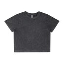 Wo's Stone Wash Heavy Crop Tee 4086