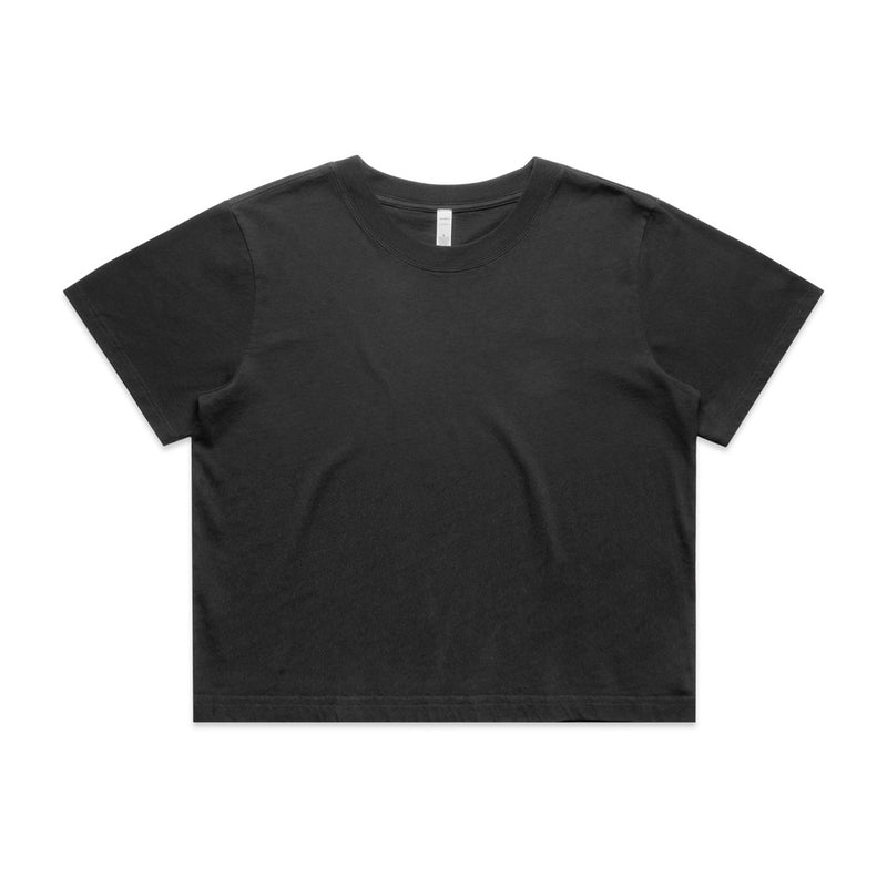 Wo's Heavy Faded Crop Tee 4089