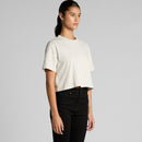 Wo's Heavy Faded Crop Tee 4089