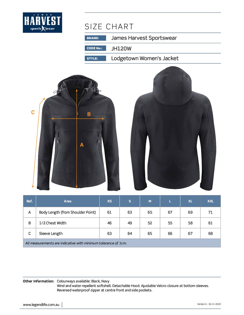 JH120W Lodgetown Women's Softshell