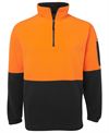 JB'S HI VIS 1/2 ZIP POLAR FLEECE 6HVPF