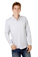 P12 Premium Pre-Shrunk Cotton Long Sleeve Polo
