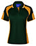 ALLIANCE POLO Ladies CoolDry Contrast Short Sleeve Polo with Sleeve Panels PS62