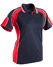 ALLIANCE POLO Ladies CoolDry Contrast Short Sleeve Polo with Sleeve Panels PS62