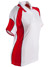 ALLIANCE POLO Ladies CoolDry Contrast Short Sleeve Polo with Sleeve Panels PS62 White colours