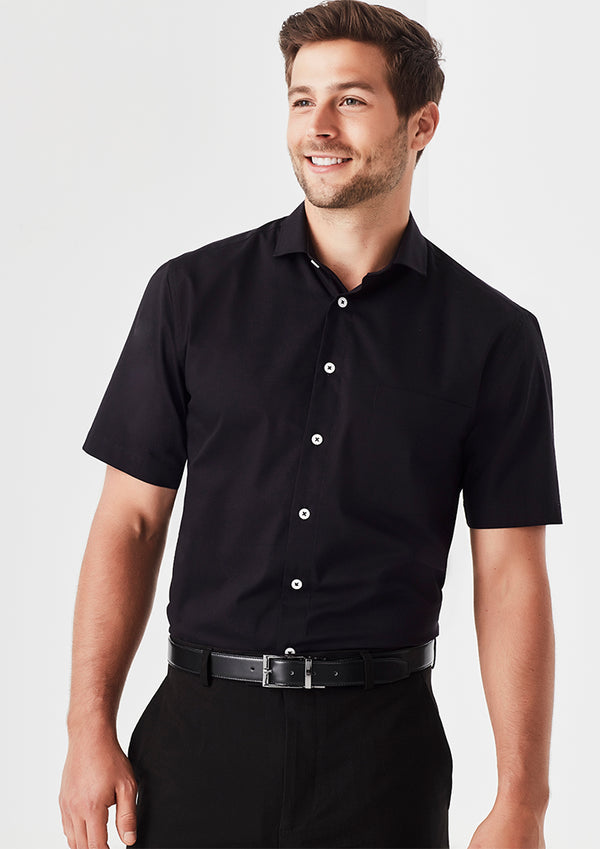 Mens Charlie Classic Fit Short Sleeve Shirt RS968MS