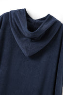 Kid's 380gsm poly/nylon hooded towel with kangaroo pocket: TW08KS