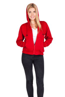Womens/Juniors Zipper Hoodies with Pocket: TZ66UN