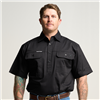 Kilcoy Mens Half Button Short Sleeve Work Shirt code: OBCMWS002