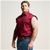 Kilcoy Mens Half Button Sleeveless Work Shirt OBCMWS003